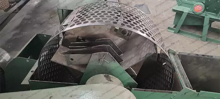 Partes internas de la máquina trituradora de madera shuliy