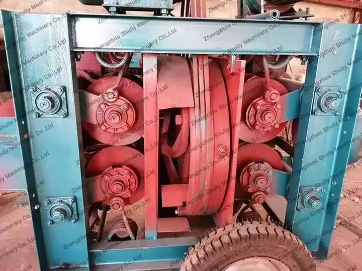 Core part of wood log debarking machine