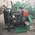 diesel engine unit for wood shaver